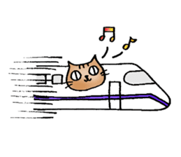 A cat named Torata5 in winter sticker #8539044