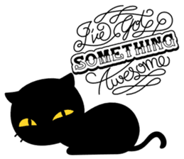 Here's The Black Cat 2 sticker #8539208
