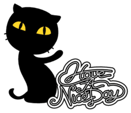 Here's The Black Cat 2 sticker #8539222