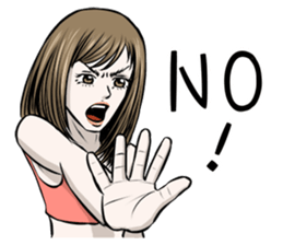 I am show girl. sticker #8539226