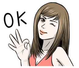 I am show girl. sticker #8539229