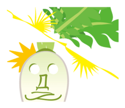 Pugchii's dreamland -DAIKON art sticker #8539507