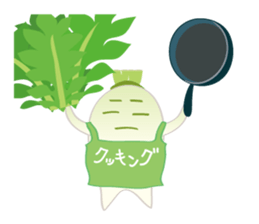 Pugchii's dreamland -DAIKON art sticker #8539517