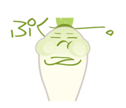 Pugchii's dreamland -DAIKON art sticker #8539534