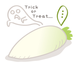 Pugchii's dreamland -DAIKON art sticker #8539536