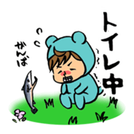 Bothering Rabbit and Scary Bear sticker #8539556