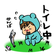 Bothering Rabbit and Scary Bear sticker #8539556