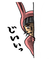 Bothering Rabbit and Scary Bear sticker #8539559