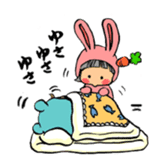 Bothering Rabbit and Scary Bear sticker #8539564