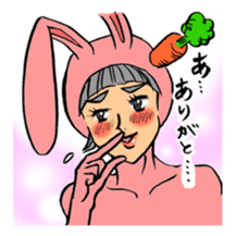 Bothering Rabbit and Scary Bear sticker #8539566
