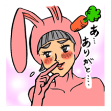 Bothering Rabbit and Scary Bear sticker #8539566