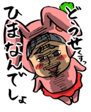 Bothering Rabbit and Scary Bear sticker #8539567