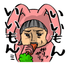 Bothering Rabbit and Scary Bear sticker #8539569