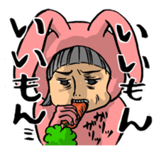 Bothering Rabbit and Scary Bear sticker #8539569