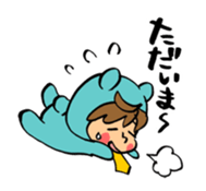 Bothering Rabbit and Scary Bear sticker #8539571