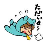 Bothering Rabbit and Scary Bear sticker #8539571