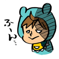 Bothering Rabbit and Scary Bear sticker #8539573