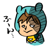 Bothering Rabbit and Scary Bear sticker #8539573