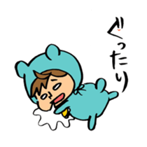 Bothering Rabbit and Scary Bear sticker #8539580