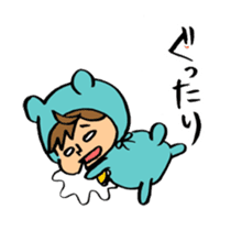 Bothering Rabbit and Scary Bear sticker #8539580