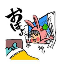 Bothering Rabbit and Scary Bear sticker #8539581