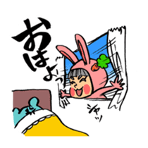 Bothering Rabbit and Scary Bear sticker #8539581