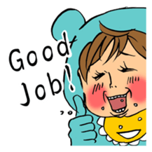 Bothering Rabbit and Scary Bear sticker #8539584