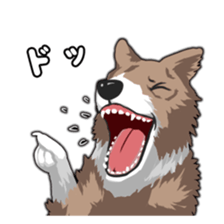 Comical dog sticker sticker #8539845