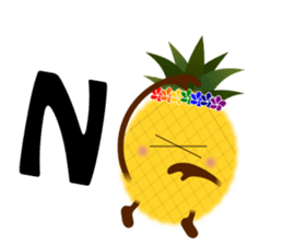 Diet life of Pine-chan sticker #8540351