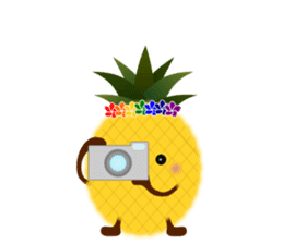 Diet life of Pine-chan sticker #8540363