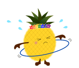 Diet life of Pine-chan sticker #8540366