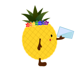 Diet life of Pine-chan sticker #8540383