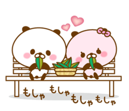 Love Love Panda sticker #8540667