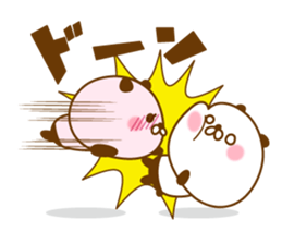 Love Love Panda sticker #8540678
