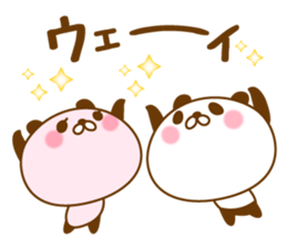 Love Love Panda sticker #8540685