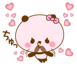 Love Love Panda sticker #8540686