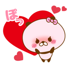 Love Love Panda sticker #8540693