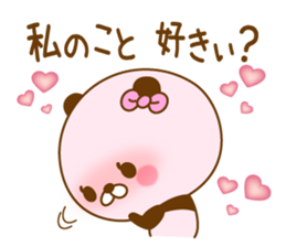 Love Love Panda sticker #8540701