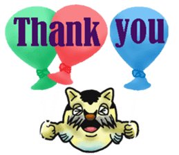 Tiger puffer Mr. balloons mock 2 sticker #8541308