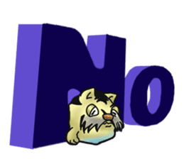 Tiger puffer Mr. balloons mock 2 sticker #8541311