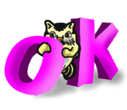 Tiger puffer Mr. balloons mock  2 sticker #8541312