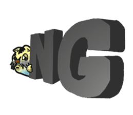 Tiger puffer Mr. balloons mock 2 sticker #8541313