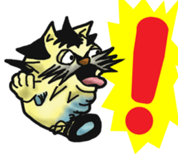 Tiger puffer Mr. balloons mock 2 sticker #8541315