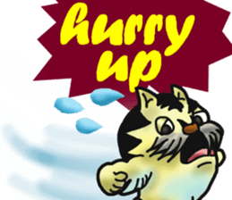 Tiger puffer Mr. balloons mock  2 sticker #8541329