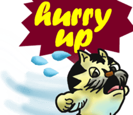 Tiger puffer Mr. balloons mock 2 sticker #8541329