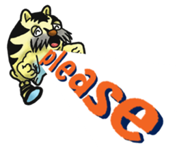 Tiger puffer Mr. balloons mock  2 sticker #8541331