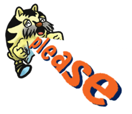 Tiger puffer Mr. balloons mock 2 sticker #8541331