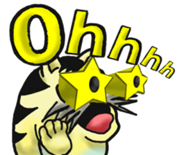 Tiger puffer Mr. balloons mock  2 sticker #8541340