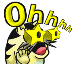 Tiger puffer Mr. balloons mock 2 sticker #8541340