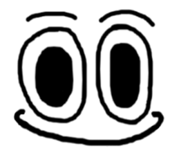 Face (There is no letter)5 woman sticker #8541867